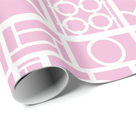 Palm Beach Trellis Geschenkpapier (Rolleneckpunkt)