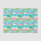 Palm Beach Tropical Island Seidenpapier (Vorderseite)