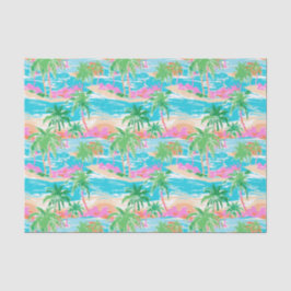 Palm Beach Tropical Island Seidenpapier