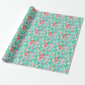 Palm Beach Tropical Ocean Mermaids Geschenkpapier (Ungerollt)