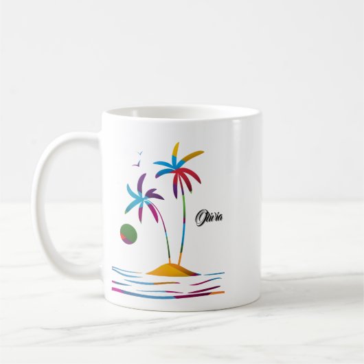 Palm Beach Tropical Sunrise Kaffeetasse (Links)