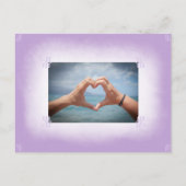 Palm Beach Watercolor Foto Save the Date Ankündigungspostkarte (Rückseite)