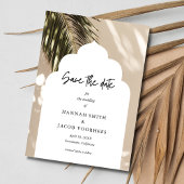 Palm Beach Wedding Foto Save the Date