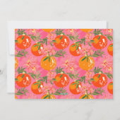 Palm Beach Weihnachten Rosa & Orange Ornamente Fot (Rückseite)