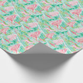 Palm Beach Weihnachtsbäume & Rentier Geschenkpapier (Ecke)