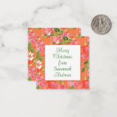 Palm Beach Weihnachtsschmuck Geschenkvorführung Mitteilungskarte (Vorderseite/Rückseite Beispiel)