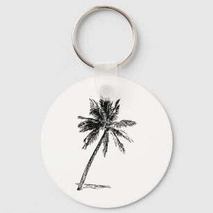 Palm Beachwear Strandoutfit Surfen Aloha Retro Pa Schlüsselanhänger