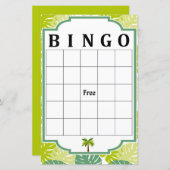 Palm-Bingo-Spiel (Vorne/Hinten)