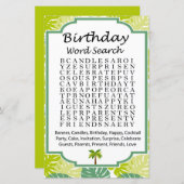 Palm Birthday Wortsuche (Vorne/Hinten)