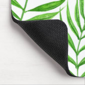 Palm Blätter Aquarell Mousepad (Ecke)