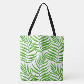 Palm Blätter Aquarell Tasche (Vorderseite)