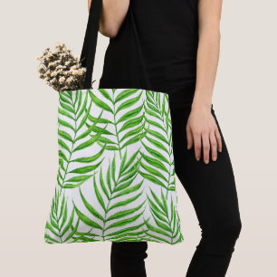 Palm Blätter Aquarell Tasche