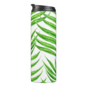 Palm Blätter Aquarell Thermosbecher (Nach rechts gedreht)