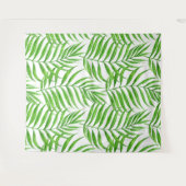 Palm Blätter Aquarell Wandteppich (Vorderseite (Horizontal))