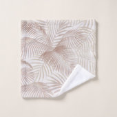 Palm-Blätter Badhandtuch Set (Waschlappen)