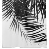 Palm Blätter Black & White Vibes #1 #tropical Duschvorhang (Vorderseite)
