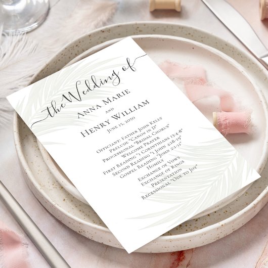 Palm-Blätter des Grünen Botanischen Programms Hoch