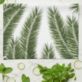 Palm Blätter Finesse Muster 1 Geschirrtuch (Gefaltet)