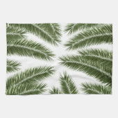 Palm Blätter Finesse Muster 1 Geschirrtuch (Horizontal)