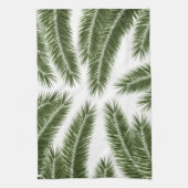 Palm Blätter Finesse Muster 1 Geschirrtuch (Vertikal)