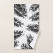 Palm Blätter Finesse Muster 2 Badhandtuch Set (Handtuch)