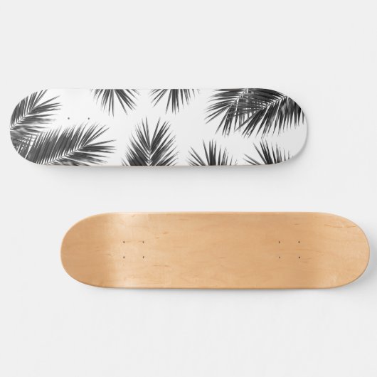 Palm Blätter Finesse Muster 2 Skateboard (Horizontal)