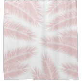 Palm Blätter Finesse Muster 3 Duschvorhang (Vorderseite)