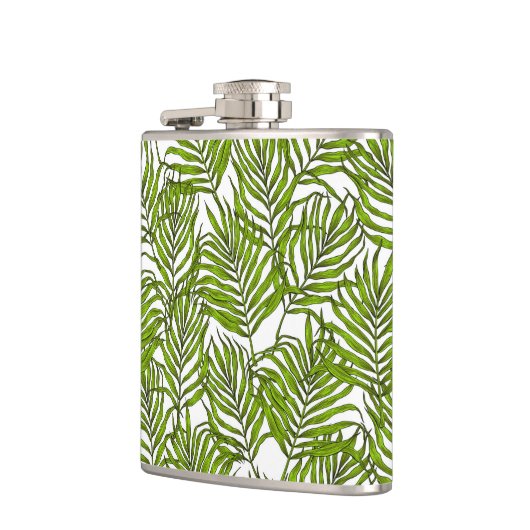 Palm-Blätter Flachmann (Links)