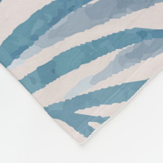 Palm-Blätter Fleecedecke (Ecke)