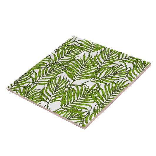 Palm-Blätter Fliese (Seite)