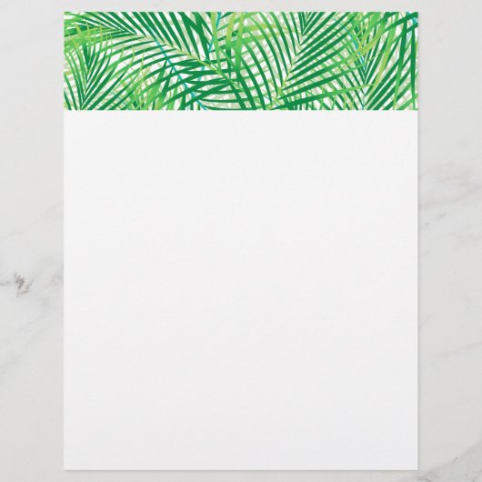 Palm-Blätter Flyer (Hinten)