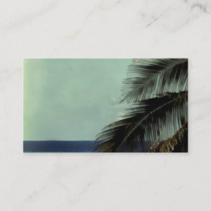 Palm-Blätter für Visitenkarten im tropischen Stil Visitenkarte