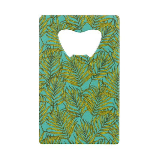 Palm-Blätter Geldbeutel Flaschenöffner (Vorderseite)