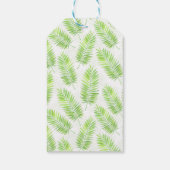 Palm-Blätter Geschenkanhänger (Rückseite)