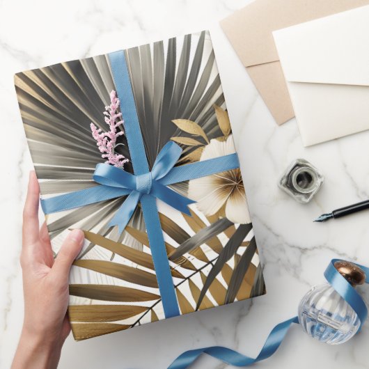 Palm-Blätter Geschenkpapier (Schenken)