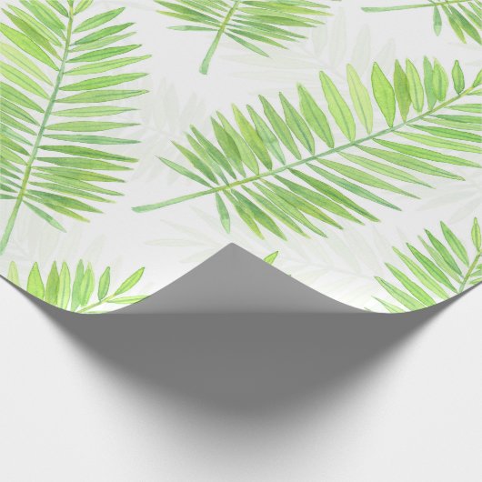 Palm-Blätter Geschenkpapier (Ecke)