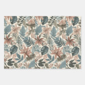 Palm-Blätter Geschenkpapier Set (Vorderseite 3)