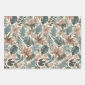 Palm-Blätter Geschenkpapier Set (Vorderseite 2)