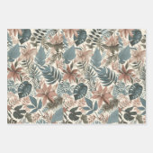 Palm-Blätter Geschenkpapier Set (Vorderseite)