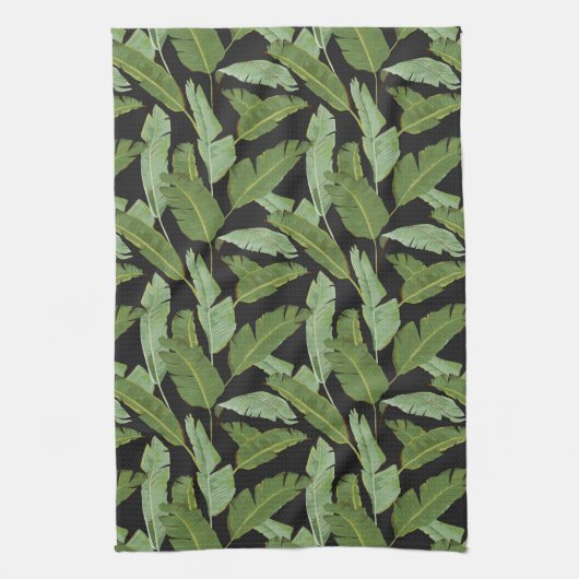 Palm-Blätter Geschirrtuch (Vertikal)