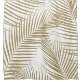 Palm Blätter - Gold Cali Vibes #1 Duschvorhang (Vorderseite)