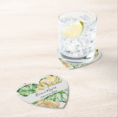 Palm Blätter Gold Tropical Gold Sand Untersetzer (Vor Ort)