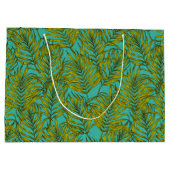 Palm-Blätter Große Geschenktüte (Rückseite)