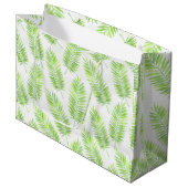 Palm-Blätter Große Geschenktüte (Vorderseite Schrägansicht)