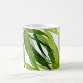 Palm-Blätter Handgemalte Muster Kaffeetasse (Mittel)