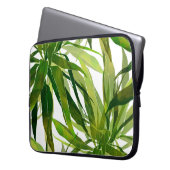 Palm-Blätter Handgemalte Muster Laptopschutzhülle (Vorderseite Links)
