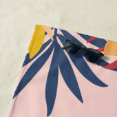 Palm Blätter Hibiskus Strandtuch (Beispiel)