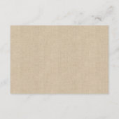 Palm-Blätter Hochzeitskarten Begleitkarte (Rückseite)