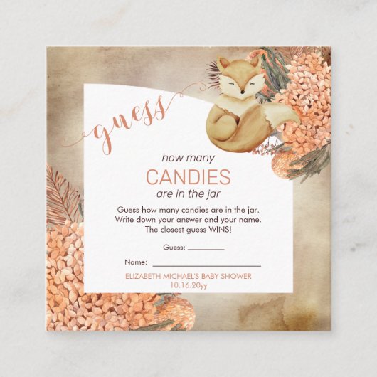 Palm-Blätter | Hydrangeas | Kanadier im Jar Begleitkarte (Vorderseite)