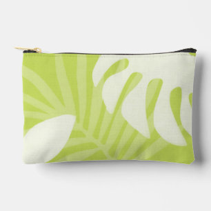 Palm Blätter Kalkgrün Zubehörtasche